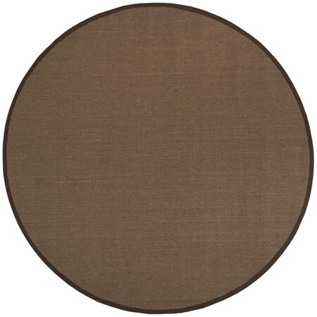 Safavieh Natural Fiber Round Area RugBrown & Brown 6 x 6 ft. NF131C-6R